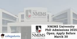 NMIMS University PhD Admissions 2025 Open